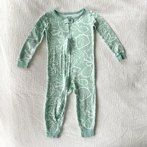Carter’s One Piece Pajamas - Light Teal Mermaid Pattern - Size 24M